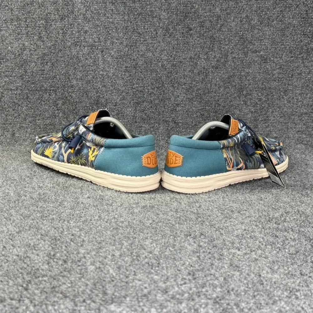 Hey Dude Wally Funk Oasis Shoes Mens 11 Blue Comfort Lightweight Slip On Sneaker - Picture 7 of 15